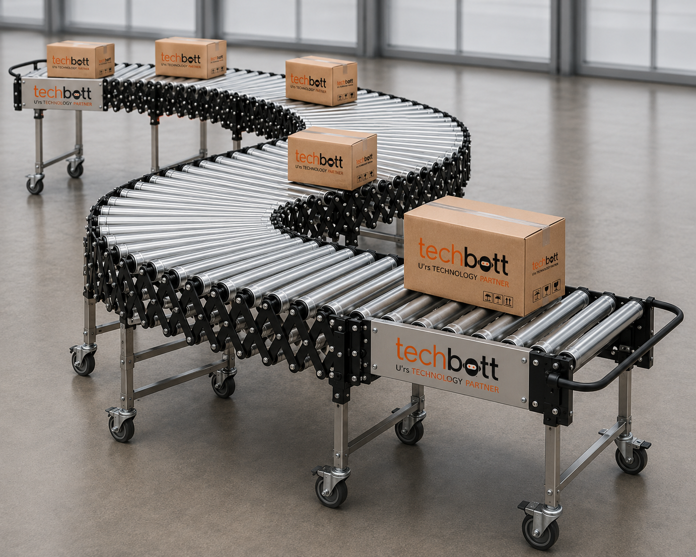 Flexible Roller Conveyor